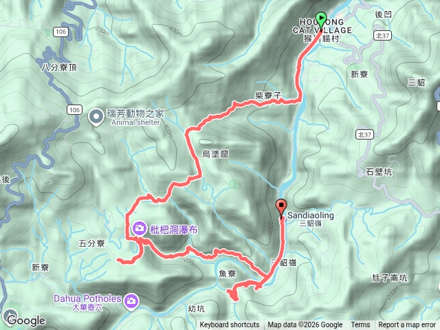 2026-05-31猴硐越嶺三貂嶺（柴寮古道+中坑古道+三貂嶺瀑布群）預覽圖