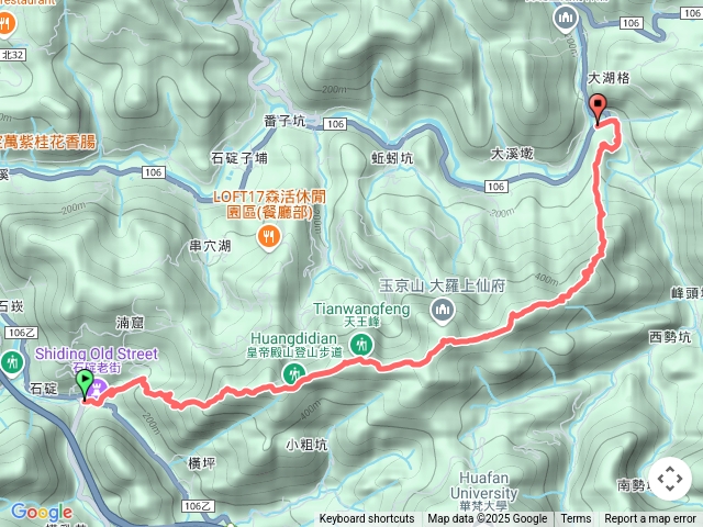 石碇皇帝殿連崚縱走-皇殿西峰-天王峰-皇帝殿東峰-石霸尖-鳥嘴尖-永定坑山-藤寮坑山