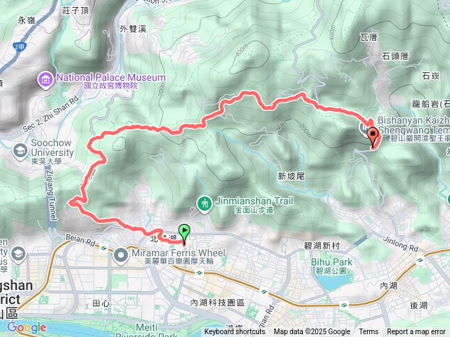台北大縱走第五段碧山巖預覽圖