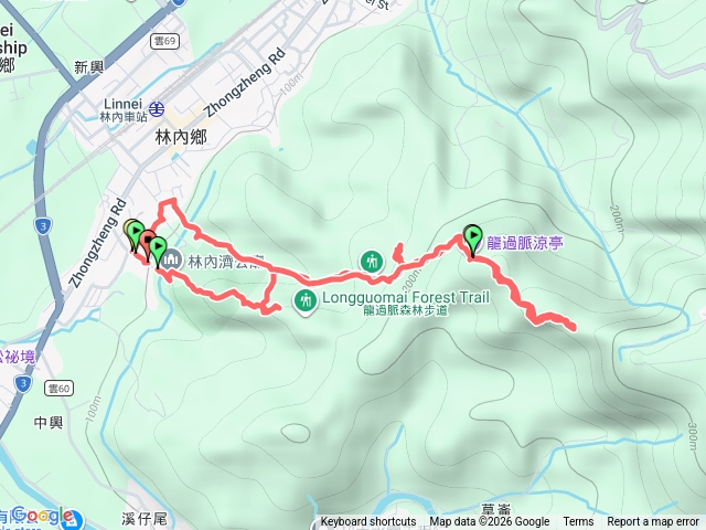 林內山-龍過脈森林步道預覽圖