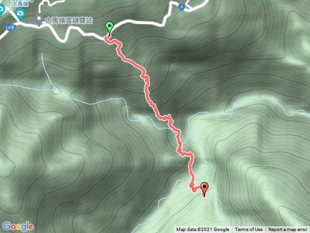 屏風山 登山口到松針營地
