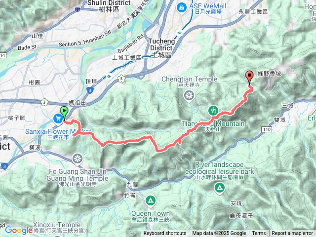 皇帝山縱走-長壽山成福山石門內尖山天上山五城山，下山中湖