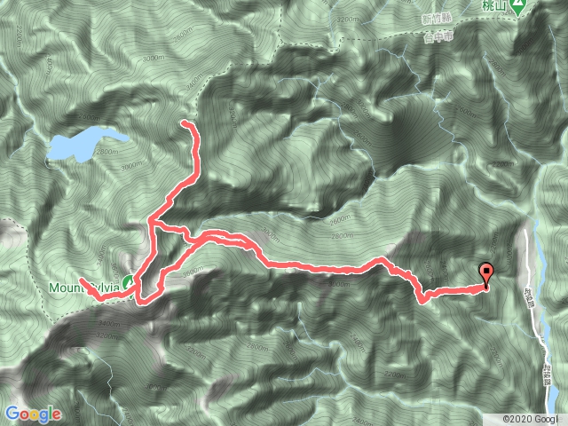 聖稜線初段雪山至雪北O型