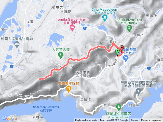 百吉登山口～頭寮山～溪洲山（往返）預覽圖