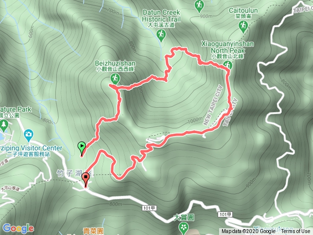 小觀音山小o縱走