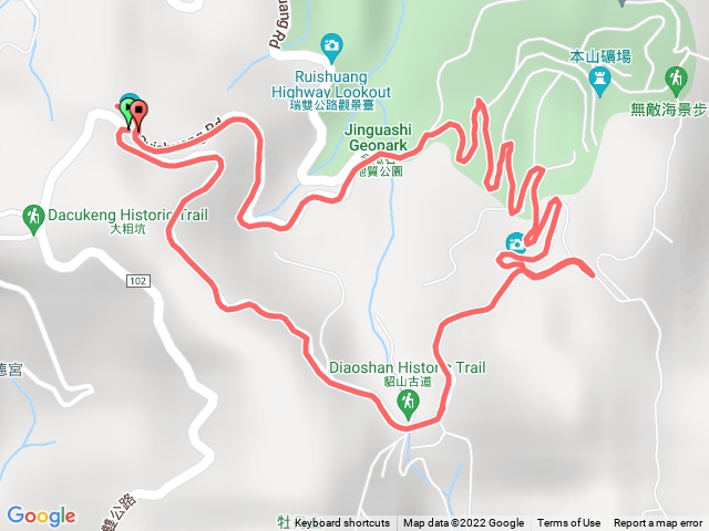 燦光寮登山口小環