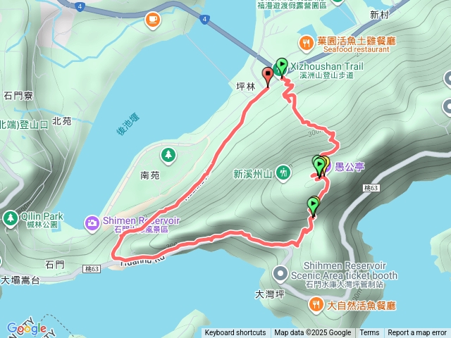 石門水庫溪州山