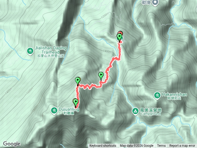 加里山(鹿場登山口預覽圖