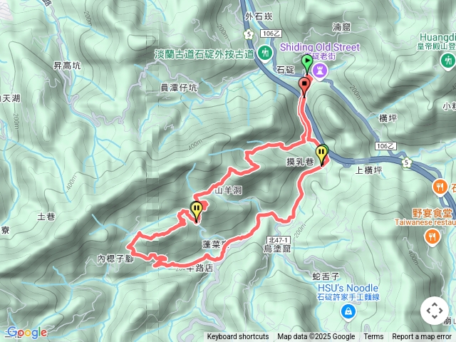溪邊寮山、山羊洞、聖母山莊