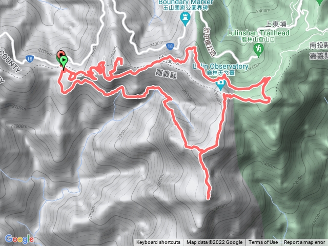 新高口出發走五連峰