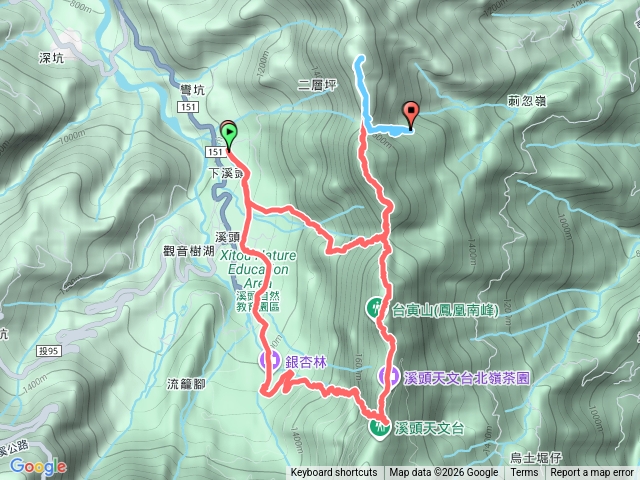 鳳凰山米堤芭蕉園-隆田登山合併航跡預覽圖
