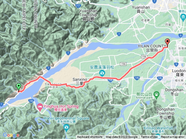 中橫宜蘭支線健走D6 松羅（巴杜的家）—羅東（安農溪自行車道-歪仔歪橋