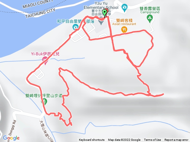 🔺台中/和平/埋伏坪山，H743m（山字水泥柱）via 埋伏坪步道