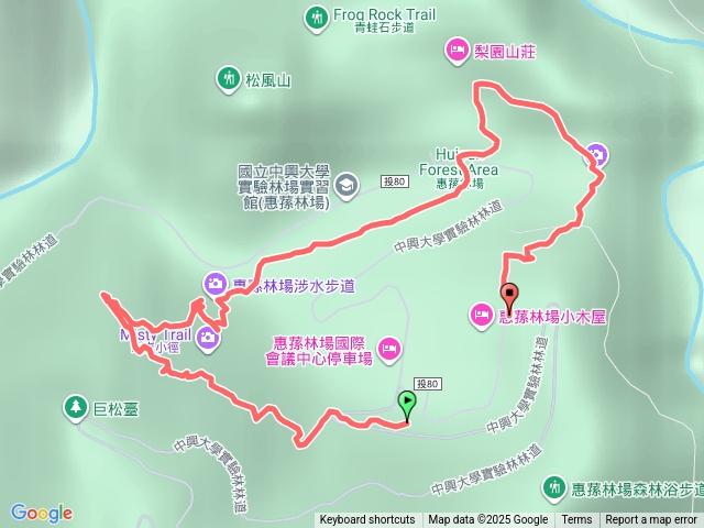惠蓀林場山嵐小徑-觀景台步道一圈預覽圖