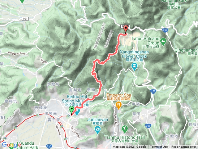 新北投中正山竹子湖