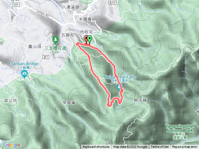 五腳松紅葉谷O型走