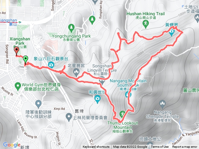 簡單駭客四獸山O型縱走+南港山九五峰