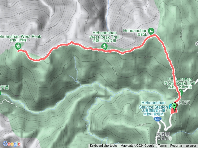 2020.08.15   合歡北峰、西峰