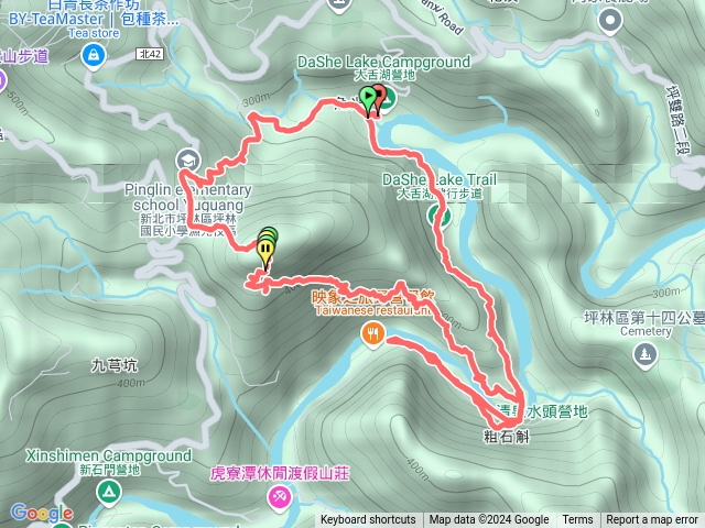 大舌湖步道通學古道o型（路跡很不明顯）預覽圖