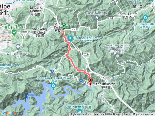 淡蘭古道南路:[石碇]淡蘭吊橋-烏塗溪步道-四分子古道-獵狸尖山-[坪林]黃櫸皮寮預覽圖