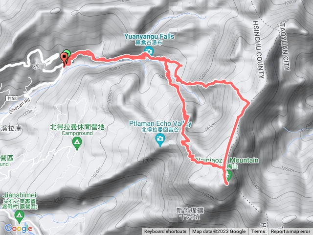 20231202_狂風嶺上內鳥嘴經石壁下水田林道支線