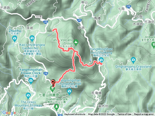 台北－臺灣百大必訪步道七星山主、東峰登山步道