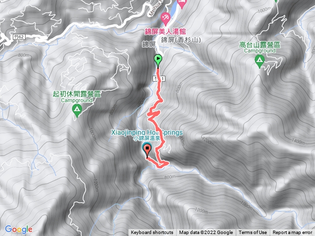 小錦屏溪野溪溫泉