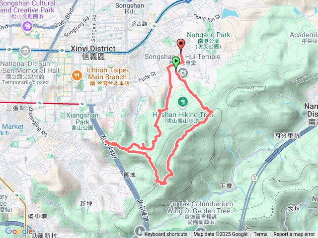 九五峰四獸山O一圈