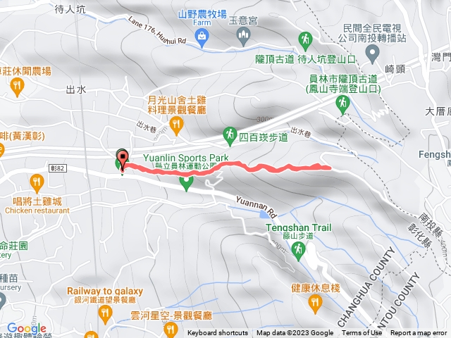 20230715員林市萬里長城步道（原路折返）