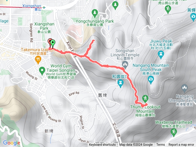 象山拇指山健走