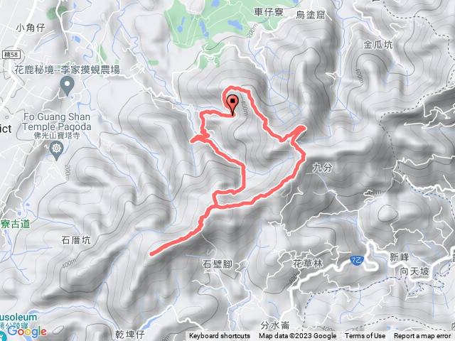 金面山十三分山白石山