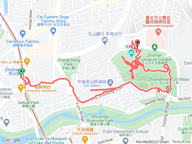 芝山岩步道健行