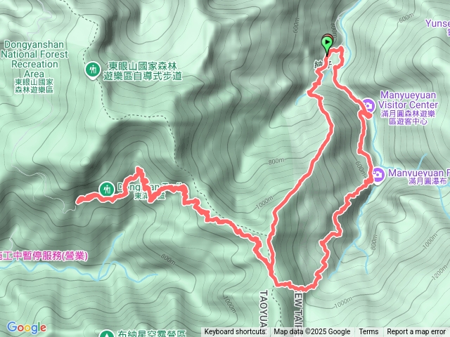 天德巷，拉卡山，東滿步道O繞