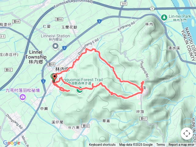 過龍脈森林步道