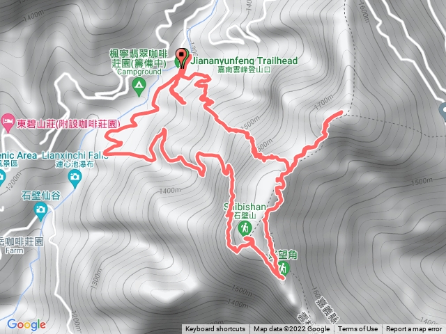 嘉南雲峰石壁山