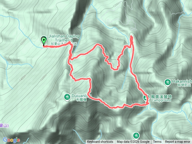 大坪登山口-鹿場東線上加里山預覽圖