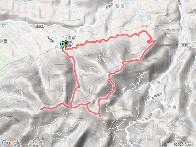 20191130 白雞三山, 紫微環山、保甲路步道