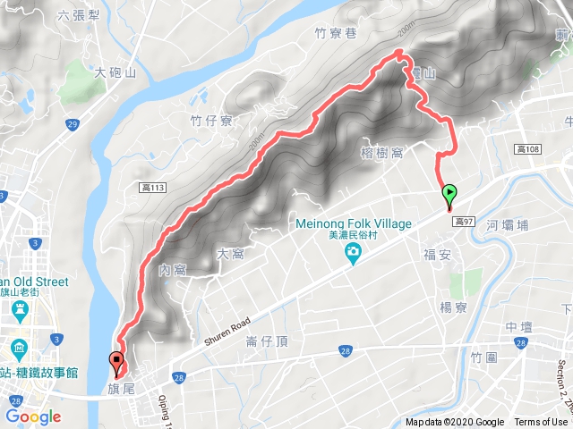 旗靈縱走（E25公車雷音寺-靈山-旗尾山）