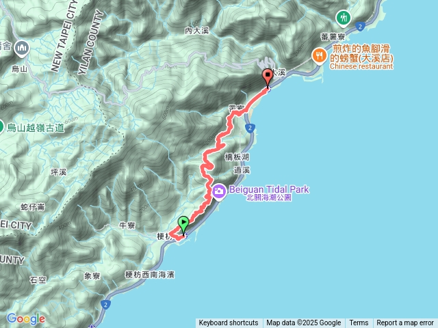 龜溪縱走（龜山車站-梗枋山-觀日平台-橋板湖山-大溪車站）