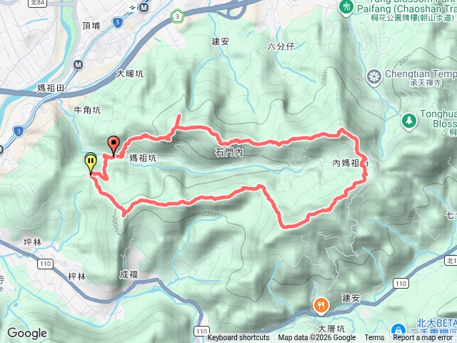 猴洞火焰山石門內尖山成福山環狀預覽圖