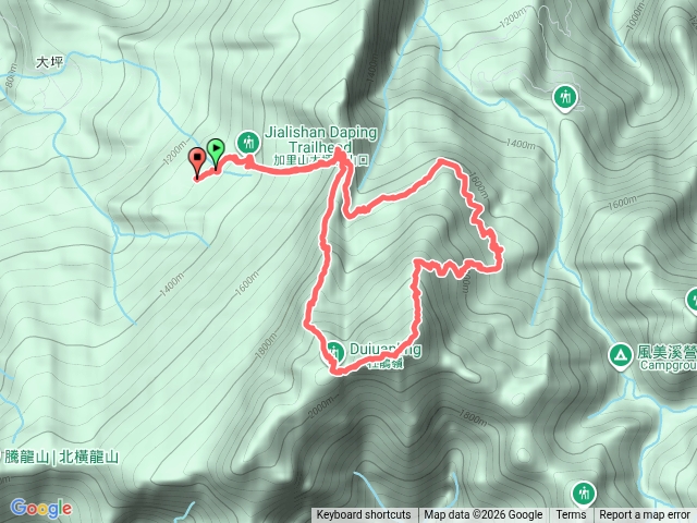 加里山大坪線繞鐵道O型預覽圖