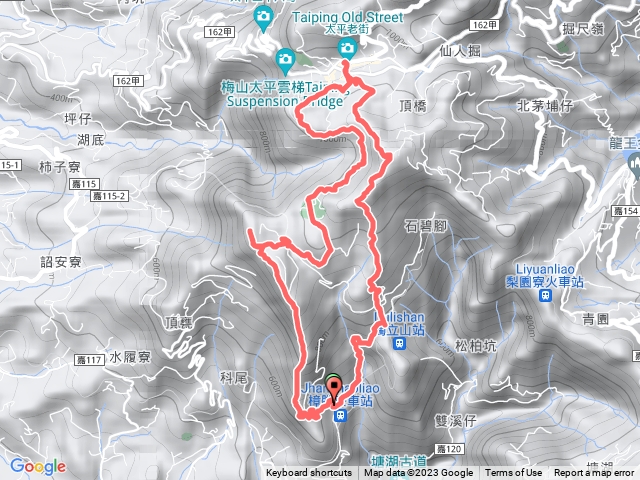 竹崎阿拔泉梅山太平竹崎獨立山大O走