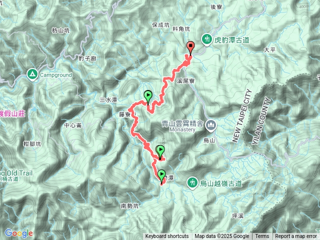 灣潭、大湖尾古道、藤寮坑古道、溪尾寮古道、鯉魚山土地公