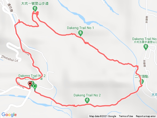 健行-大坑二上一下