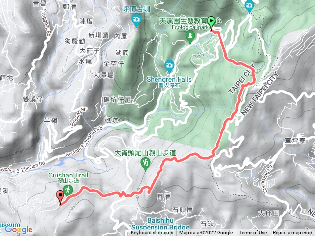 聖人橋＞雙溪溝古道＞梅花山＞大崙頭山＞中社-0822/22