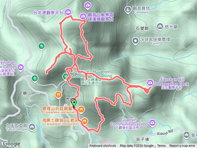 20260718-觀音山脈（18+2）連峰-開山凌雲寺O繞一圈-3週沒爬山被打回原形預覽圖