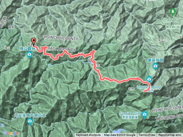 大霸群峰登山步道（大鹿林道線）