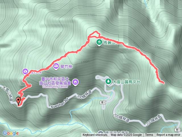 醜凍山19.8k來回
