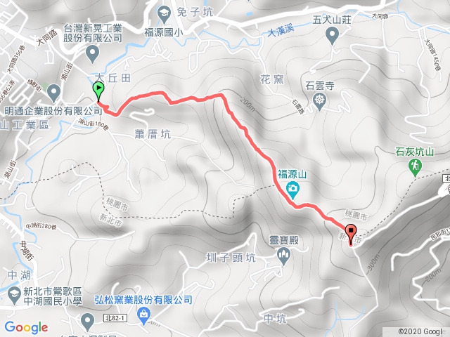 桃園龜山福源山