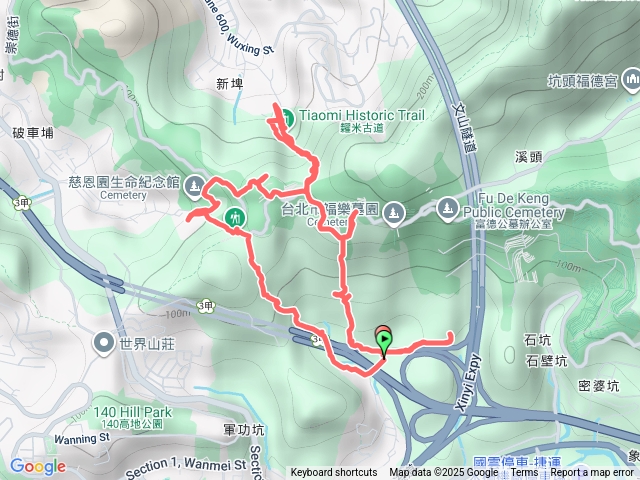 拳山古道-石泉巖步道-糶(ㄊㄧㄠˋ)米古道-大竹林古道環走預覽圖